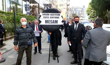 MESAM’dan siyah çelenkli protesto