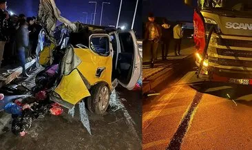 Şırnak Silopi’de feci kaza: 2 ölü 5 yaralı
