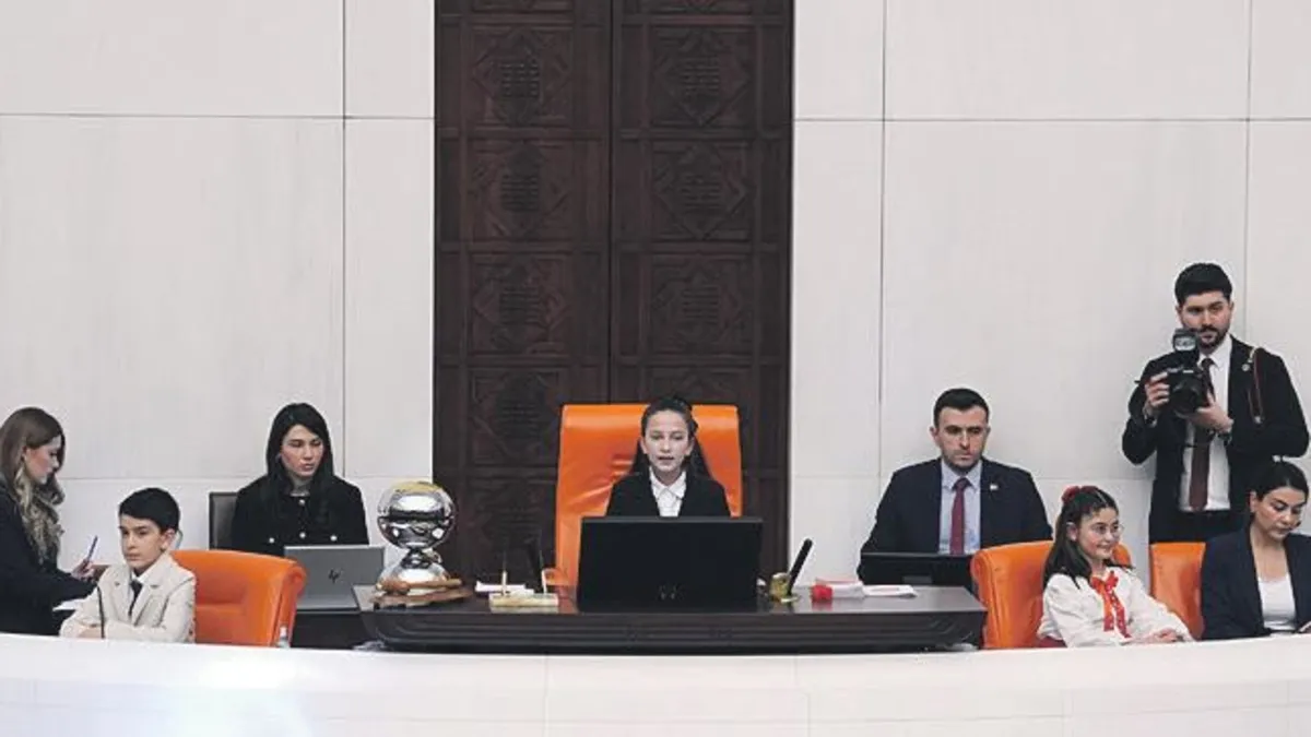 Meclis’te 23 Nisan coşkusu