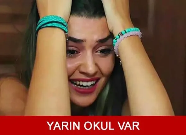 Okullar başlıyor capsleri