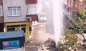 İSKİ, boru hattını patlattı