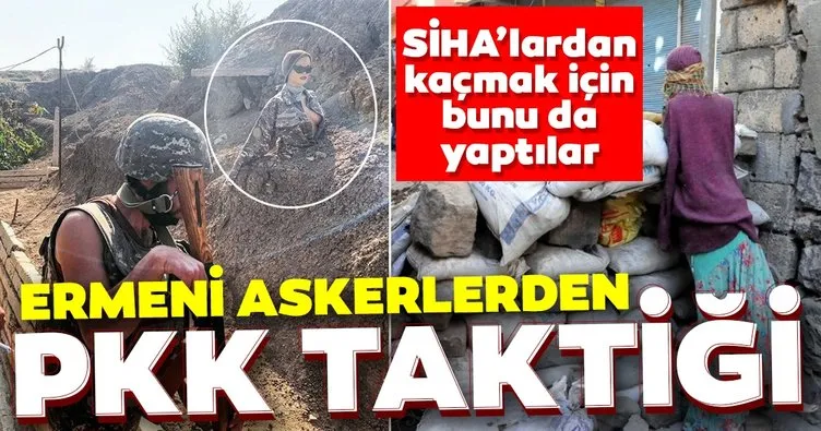 Son dakika haberi: Azerbaycan ordusu karşısında çaresiz kalan Ermeni askerinden PKK taktiği!