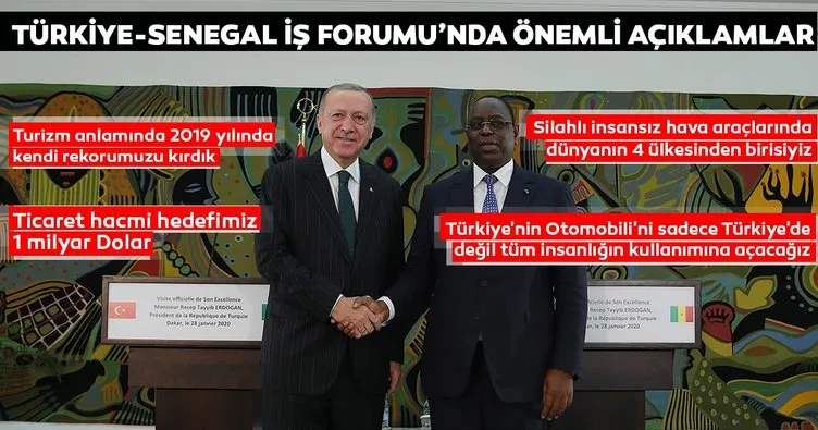 Son dakika: Başkan Erdoğan Senegal’de önemli açıklamalar