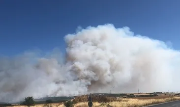 Silivri’de tarladan ormana sıçrayan yangın büyüdü 6 saat sonra söndürüldü!