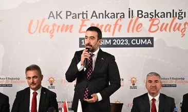 AK Parti Ankara İl Başkanı Özcan, ulaştırma esnafı ile bir araya geldi
