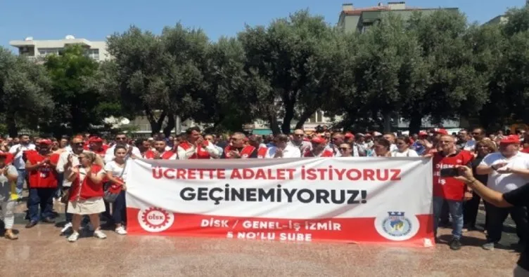 İzmir’de belediye işçilerinden ek zam talebi