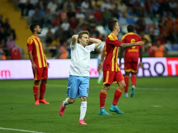 Kayserispor Trabzonspor maçından kareler