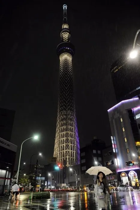 Dünyanın en yüksek kulesi Tokyo Skytree