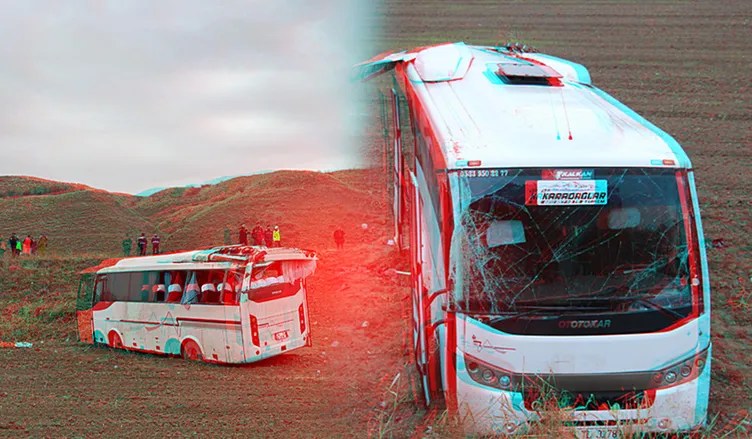 Çankırı’da feci kaza… Cenazeye giden midibüs şarampole uçtu: 29 yaralı!