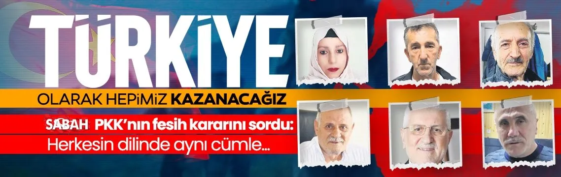 SON DAKİKA | Fesih ve silah bırakma kararı vatandaşları mutlu etti Türkiye olarak hepimiz kazanacağız