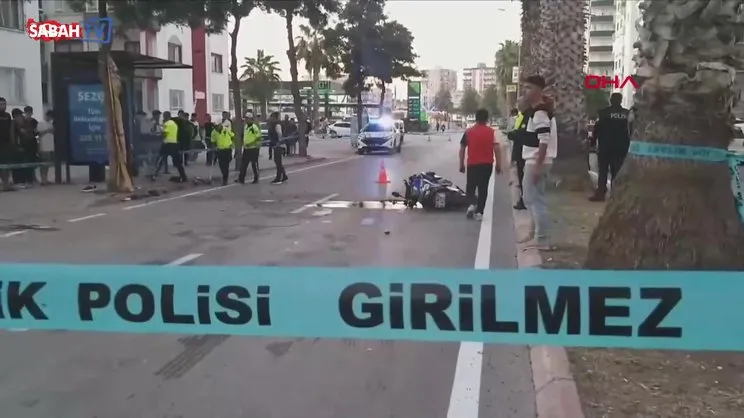 Adana'da ağaca çarpan motosikletteki 2 kişi öldü