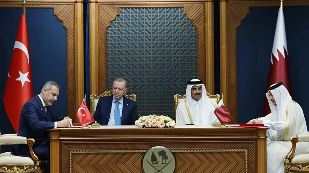 Türkiye-Katar iş birliği güçleniyor: Ortak bildiri ve çok sayıda anlaşma imzalandı Türkiye-Katar iş birliği güçleniyor: Ortak bildiri ve çok sayıda anlaşma imzalandı
