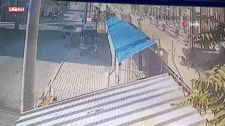 Konya'da bebeğin balkondan düşme anı kamerada!