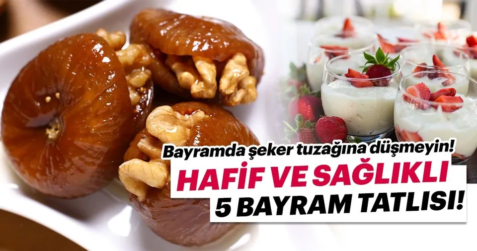 hafif ve saglikli 5 bayram tatlisi