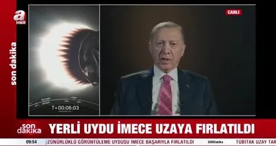 Cumhurbaşkanı Erdoğan’dan İMECE uydusu açıklaması