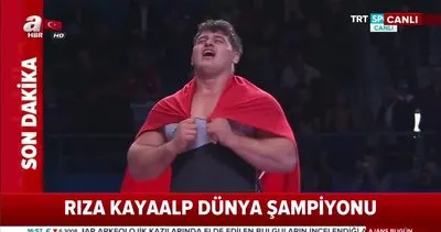 Milli Güreşçi Rıza Kayaalp 4. kez Dünya Şampiyonu oldu!