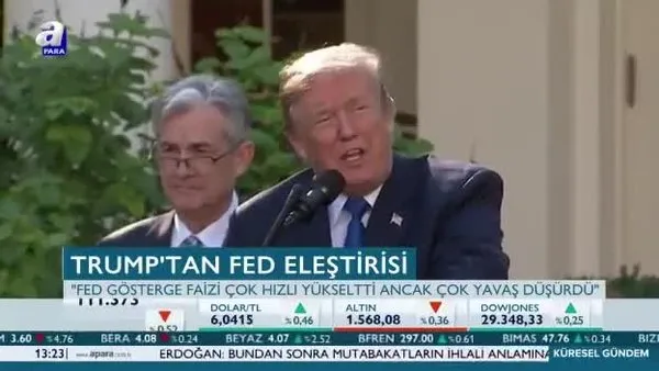 Trump'ın FED eleştirileri devam ediyor