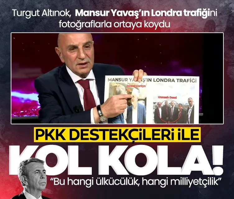 Turgut Altınok fotoğraflarla ortaya koydu: Mansur Yavaş PKK destekçileri ile kol kola