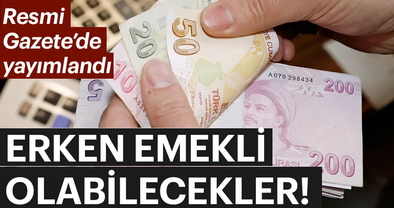 Sağlıkçıya 2.5 yıl erken emeklilik