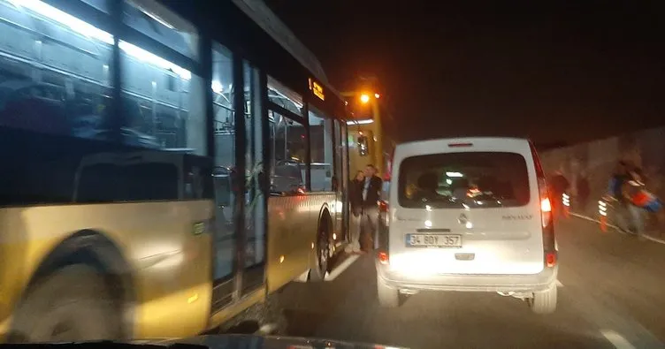 İETT otobüsü arızası trafiği kilitledi
