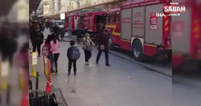 Gaziantep’te ilkokulda yangın paniği! Kaçmaya çalışan öğretmen camdan atladı | Video
