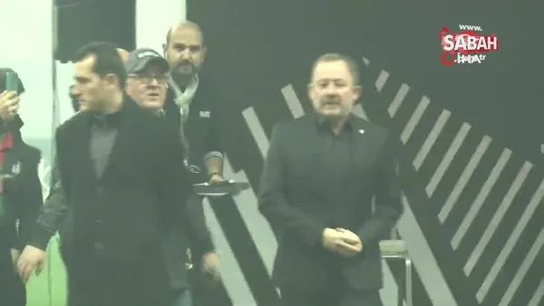 Sergen Yalçın Beşiktaş'ta! 20 bin taraftarın önünde imzayı attı | Video