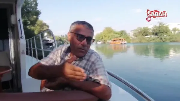 Manavgat Irmağı’nda tepki çeken görüntü: Teknelerin konuşlandığı bölge siyaha büründü | Video