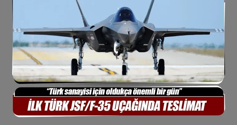 TUSAŞ, ilk Türk JSF/F-35 uçağının orta gövdesini teslim etti