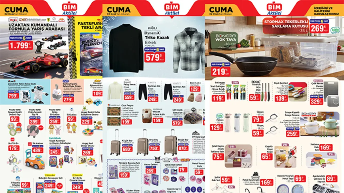 BİM 30 ARALIK - 1 OCAK KATALOĞU: Bu hafta BİM aktü…