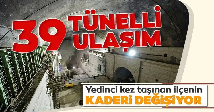 Türkiye’nin en yüksek barajı Yusufeli’ne ulaşım 39 tünelle sağlanacak