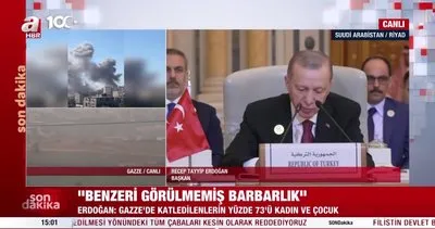 Dünyanın gözü bu toplantıda! Başkan Erdoğan: Batı’nın tavrı acizlik, korkaklıktır... | Video