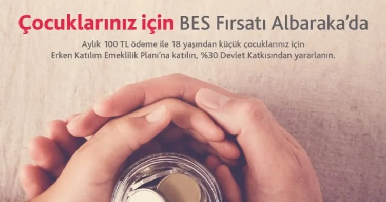 Albaraka Türk’ten 18 yaşının altındakilere BES imkanı