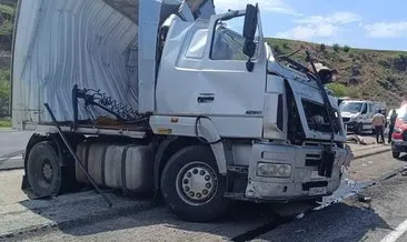 Batman'da iki tır çarpıştı: 1 ölü, 1 yaralı #batman