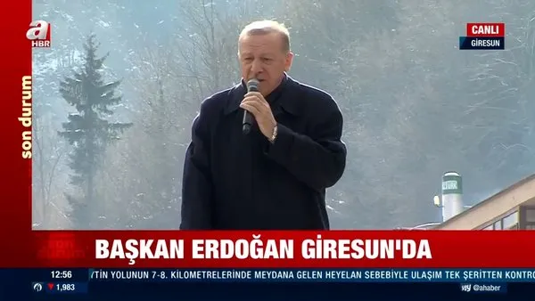 SON DAKİKA: Başkan Erdoğan'dan Giresun'da afet konutlarının teslim töreninde önemli açıklamalar