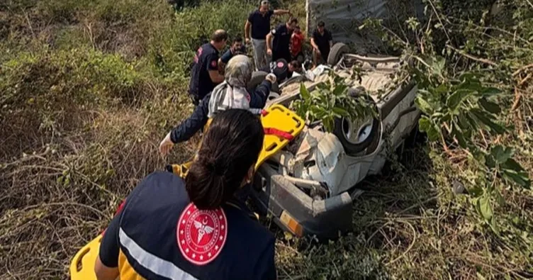 Osmaniye’de otomobil tarlaya uçtu: 3 yaralı
