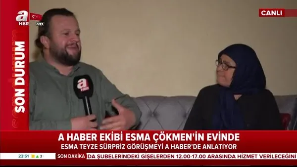 A Haber, Esma Teyze'ye konuk oldu | Video