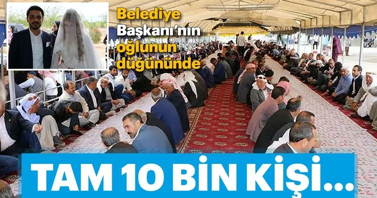 Son dakika: Harran Belediye Başkanı Özyavuz’un oğlunun düğününe 10 bin kişi katıldı