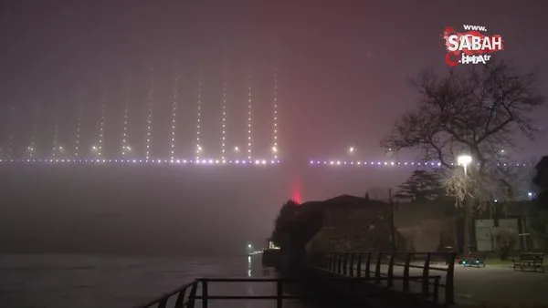 İstanbul'da yoğun sis: Göz gözü görmedi | Video