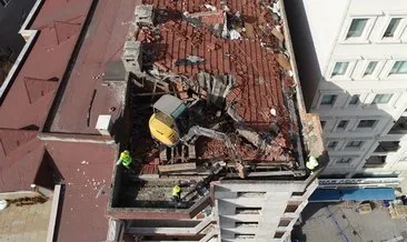Bağcılar’daki ’lego’ binanın yıkımına başlandı