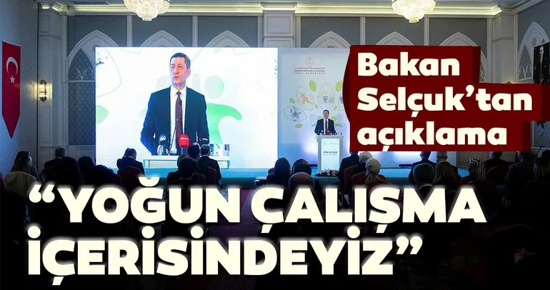 Milli Eğitim Bakanı Ziya Selçuk açıkladı: Milli Eğitim Bakanlığı ve Anadolu Üniversitesi’nden kapsamlı çalışma...