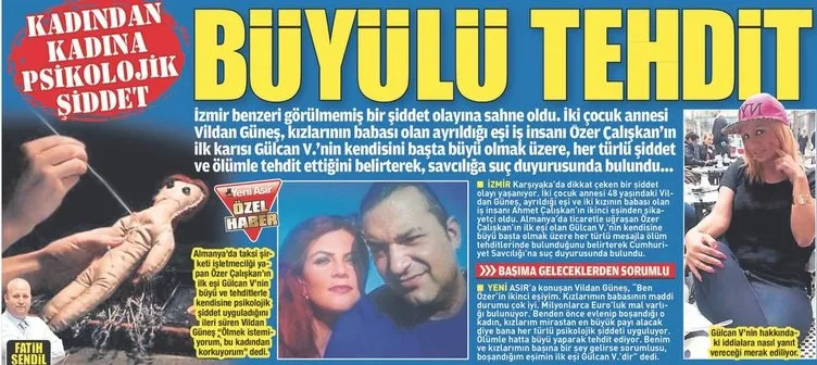 İzmir’de benzeri görülmemiş olay! 2 kadın, 1 adam ve büyülü tehdit!