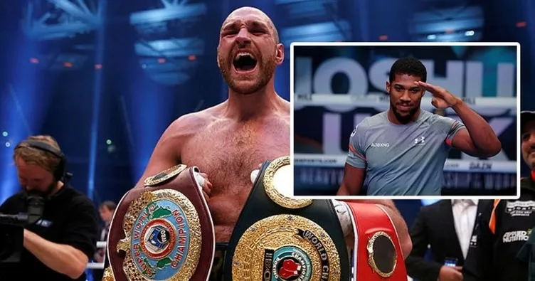Tyson Fury’den Joshua’ya ’Geri çekil’ çağrısı geldi! WBC maçı öncesi şok sözler...