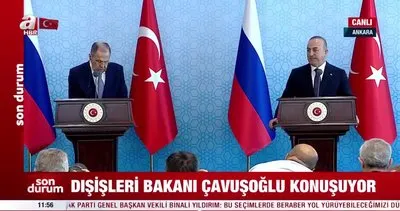 Son Dakika: Bakan Çavuşoğlu ve Rusya Dışişleri Bakanı Lavrov’dan ortak açıklama! | Video
