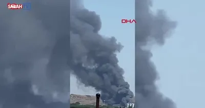 Çatalca’da fabrikada yangın! | Video