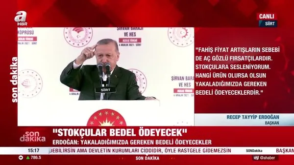Başkan Erdoğan Siirt'te o şiiri yeniden okudu! Binlerce kişi böyle eşlik etti