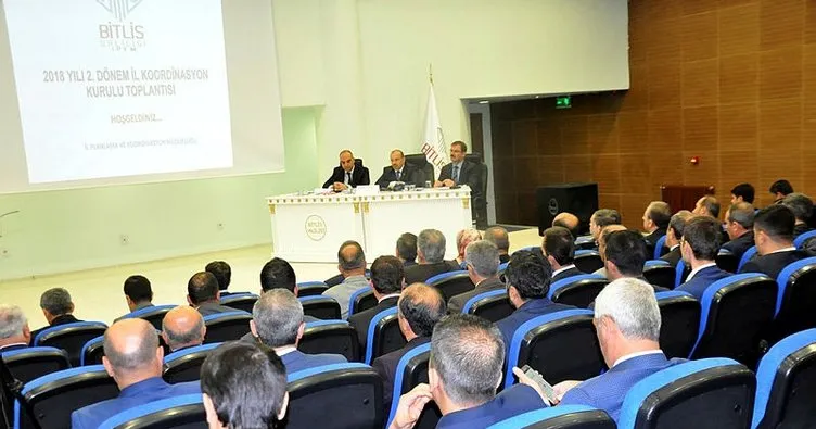 Bitlis’te il koordinasyon kurulu toplantısı yapıldı