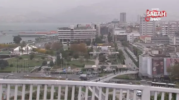 İzmir’de tüm arabalı vapur seferleri iptal | Video