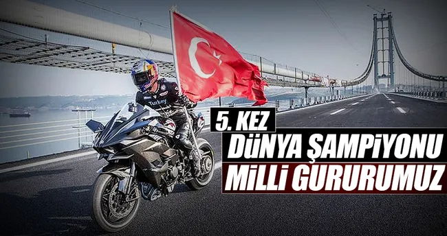 Kenan Sofuoğlu 5. kez dünya şampiyonu!