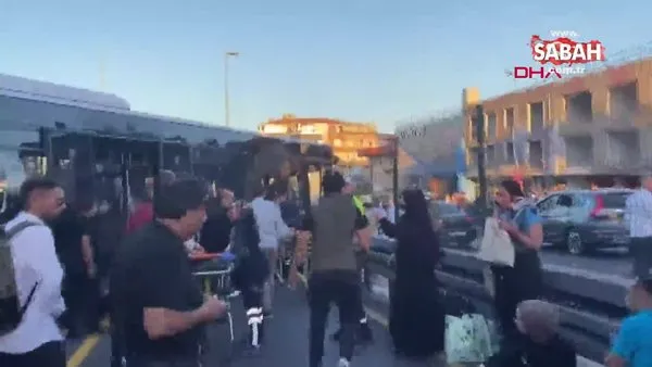 Son dakika: İstanbul Avcılar'da iki metrobüs kafa kafaya çarpıştı! Ağır yaralılar var | Video
