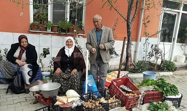 Kendi ürettiği organik ürünleri satıyor
